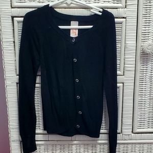 Girls Black Sweater Size 6/6x